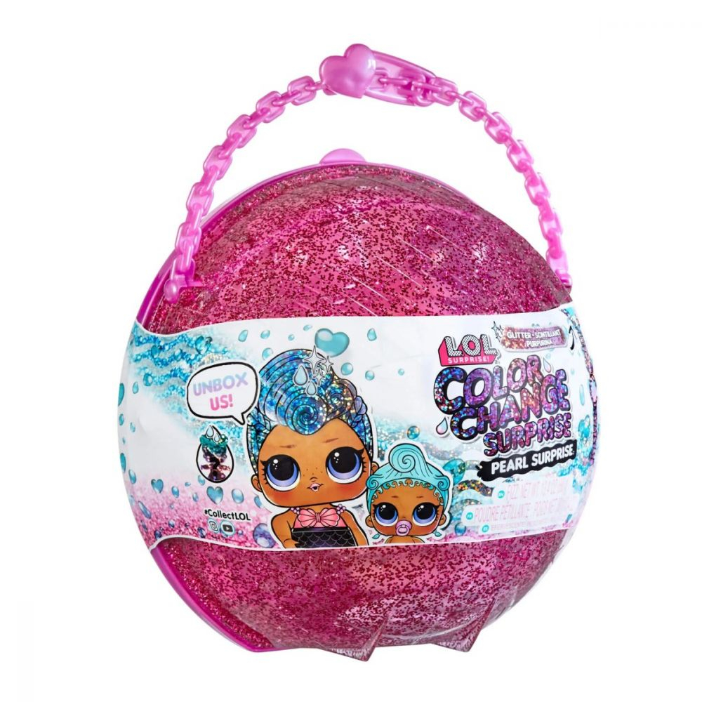 Papusa LOL Surprise Glitter Color Change, Pearl Surprise, Culoare Mov [2]