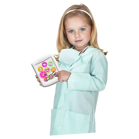 Bebelusul Nenuco cu Tableta Medicala si Masa de Consultatie cu Sertar, Biberon, Termometru, Seringa, Tensiometru, De ce plange bebelusul? [6]