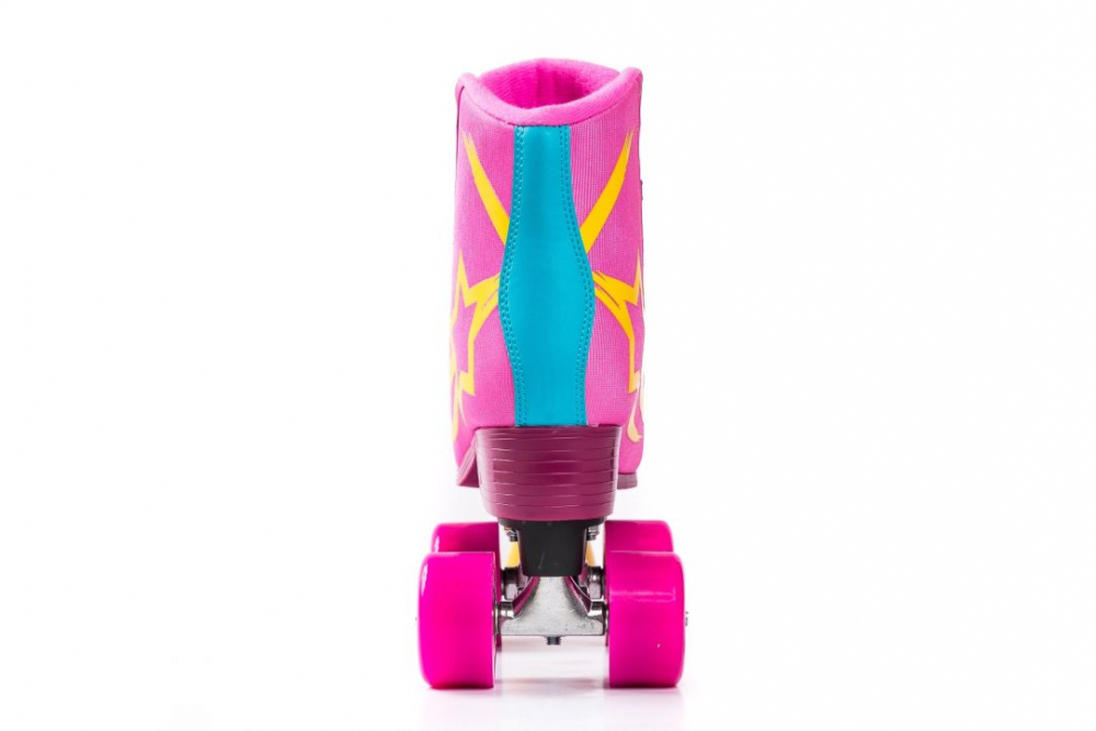 Patine cu Rotile  pentru Fetite , Linie Moderna  ,, Star " Culoare Roz /Pink [6]