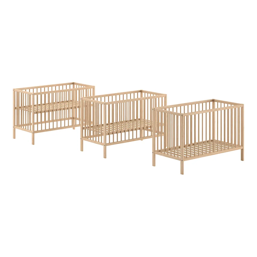 Patut copii 120x60 cm din 100% lemn de fag, Primii Pasi [3]