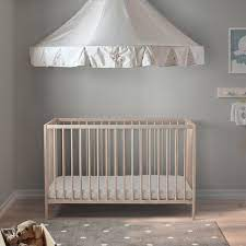 Patut  din Lemn Masiv de Fag   Natur 120X60 cm + Saltea Bebelusi Air Komfort  - Antibacteriana, Antialergica si Husa Detasbila si Lavabila 120x60x10 CM [3]