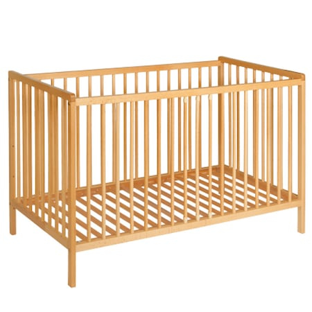 Patut lemn Proste Natur 120X60 cm cu saltea Komfort gratuit 10 cm copii, bebelusi PAK-Proste-101 [2]