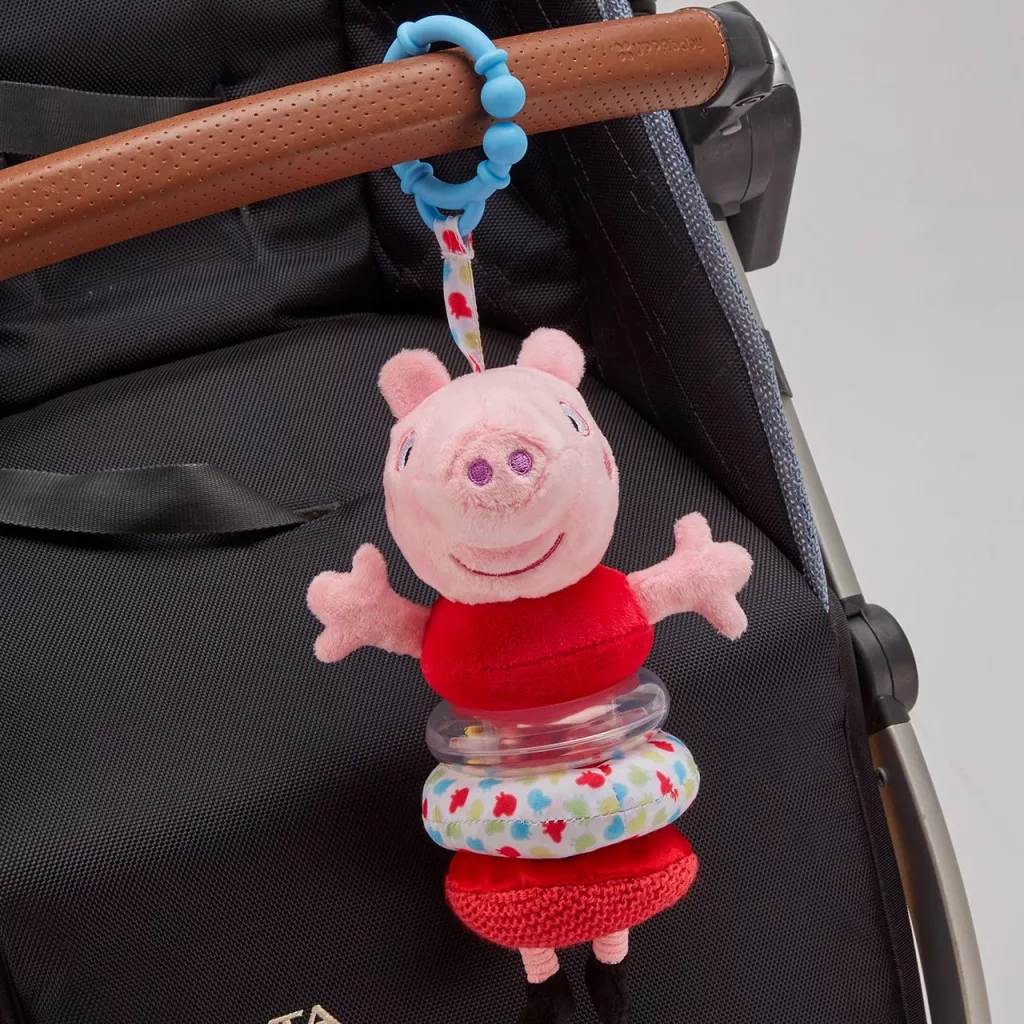 Peppa Pig -  Prima mea Jucărie de Pluș Interactiva -  Jucărie pentru Bebeluși,  Dezvoltarea timpurie a Jocului,  prindere la Cărucior , Pătuț  sau Scaun Auto [3]