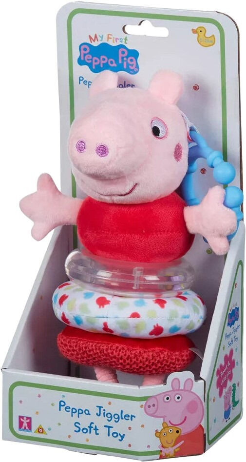 Peppa Pig -  Prima mea Jucărie de Pluș Interactiva -  Jucărie pentru Bebeluși,  Dezvoltarea timpurie a Jocului,  prindere la Cărucior , Pătuț  sau Scaun Auto [5]