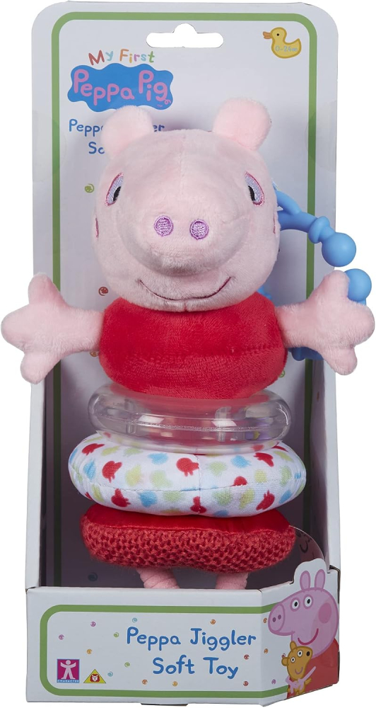 Peppa Pig -  Prima mea Jucărie de Pluș Interactiva -  Jucărie pentru Bebeluși,  Dezvoltarea timpurie a Jocului,  prindere la Cărucior , Pătuț  sau Scaun Auto [8]