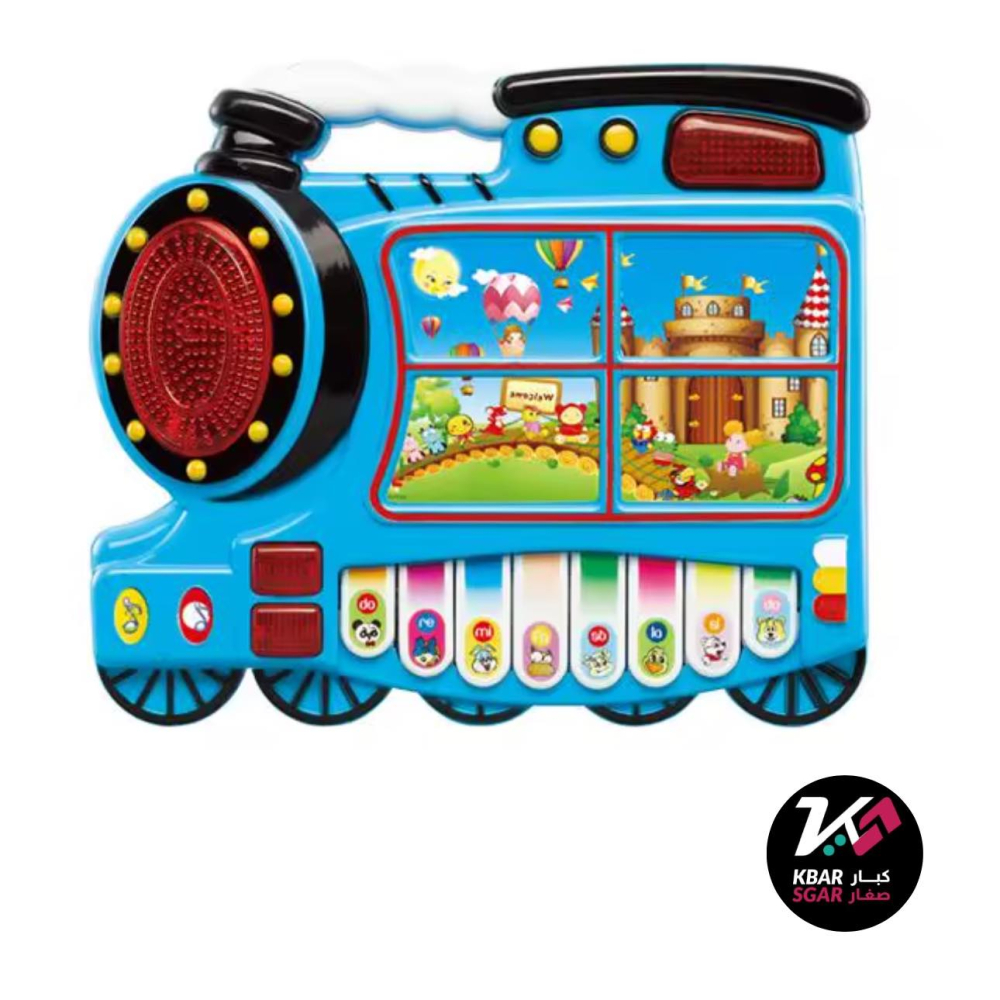 Pianina de Jucărie pentru Bebelusi -  Trenuletul Muzical Tomas cu Activitati  in Limba Engleza [2]