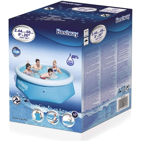 Piscina Bestway Easy Set, 244x66 cm,Capacitate 2100l [4]