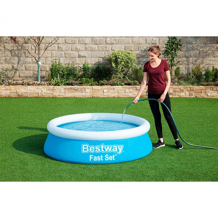 Piscina gonflabila, Bestway Fast Set, 183 x 51 cm, 940 l, cu kit reparatie [4]