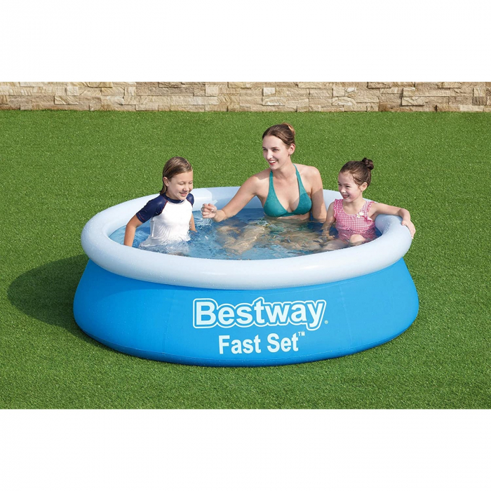 Piscina gonflabila, Bestway Fast Set, 183 x 51 cm, 940 l, cu kit reparatie [3]