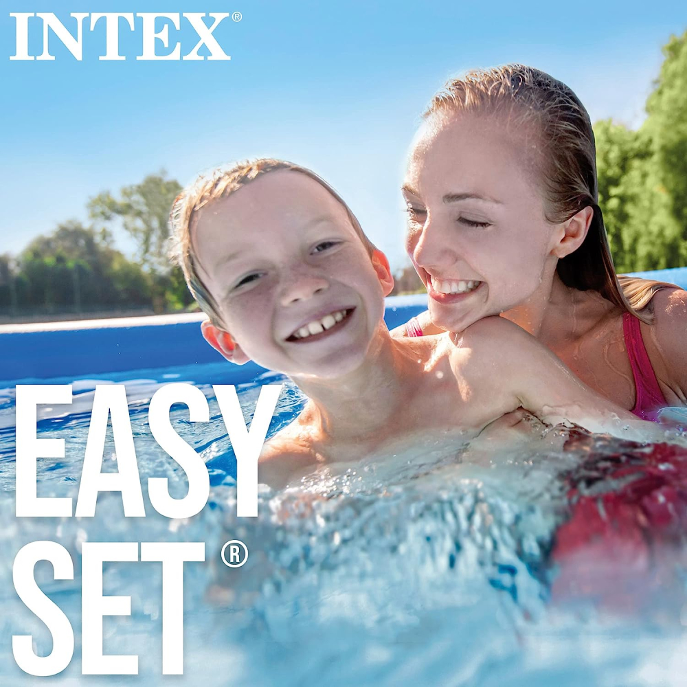 Piscina  Mare Gonflabila Intex pentru intreaga Familie, Dimensiuni 306×76 cm, 3.900 Litri, Easy Set 28120NP [5]