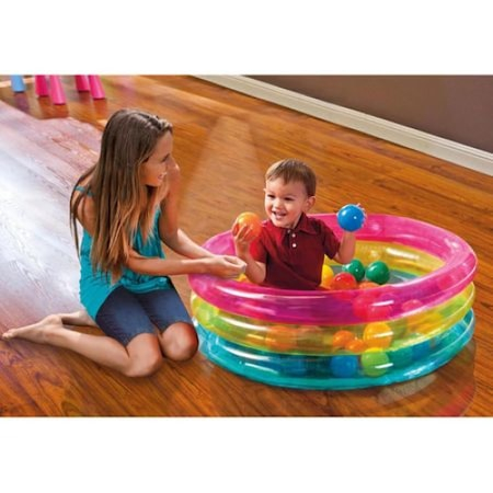 Piscina gonflabila pentru copii MAF-PoolB, cu 50 mingiute incluse, +1 an, 86 x 25 cm, multicolora [3]