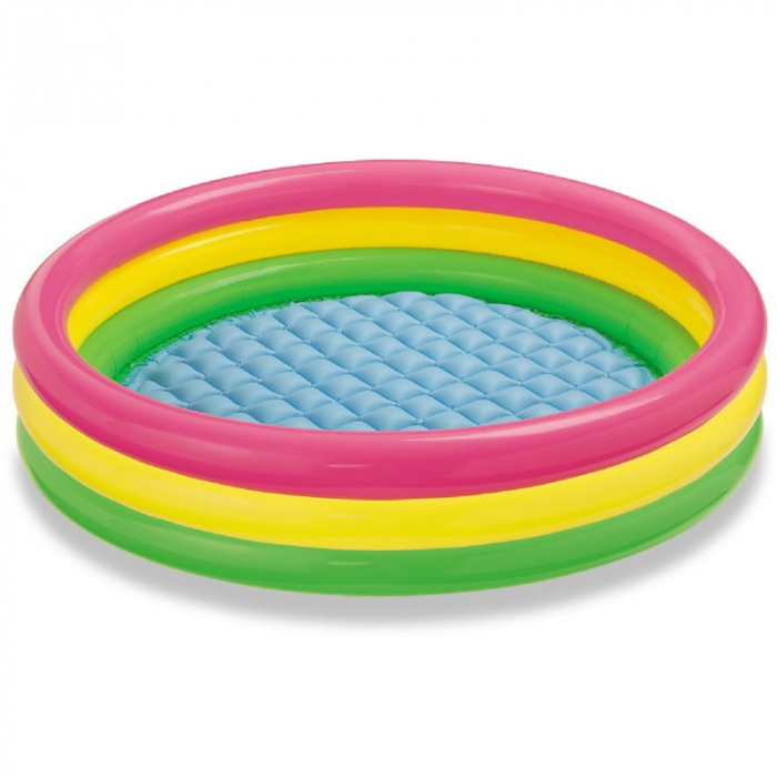 Piscina pentru copii Intex, 86 x 25 cm, 3 inele, multicolor [1]