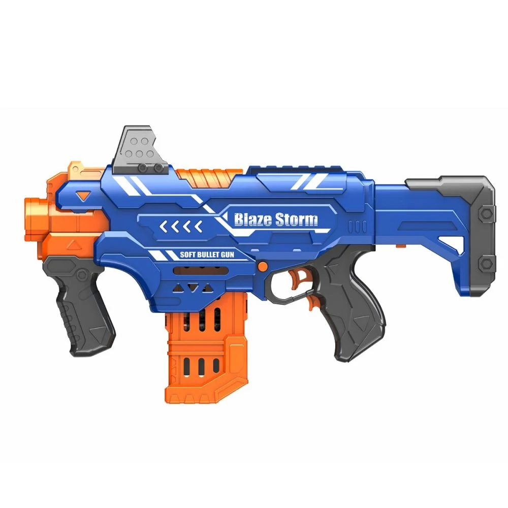 Pistol cu Incarcator si 15 Sageti din burete moi - Top Gun Blaze Storm cu Raza Lunga de Actiune [4]