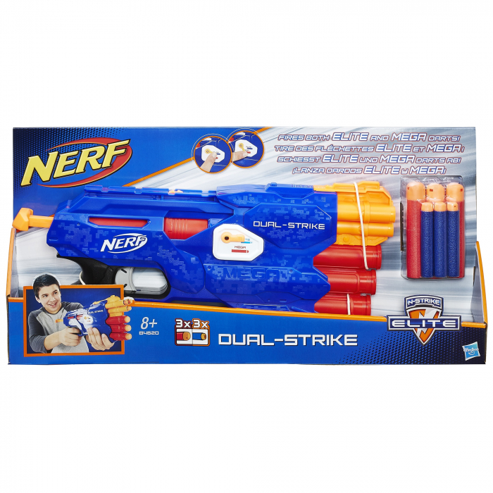 Pistol de jucarie Nerf Elite Blaster Dual-Strike [2]