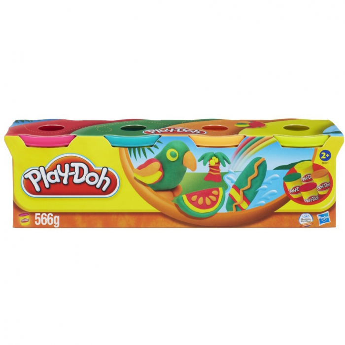 Plastilina Play-Doh Pachet culori tropicale, 4 buc [2]