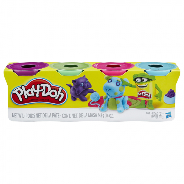 Plastilina Ply-Doh pachet 4 cutii luminoase [2]