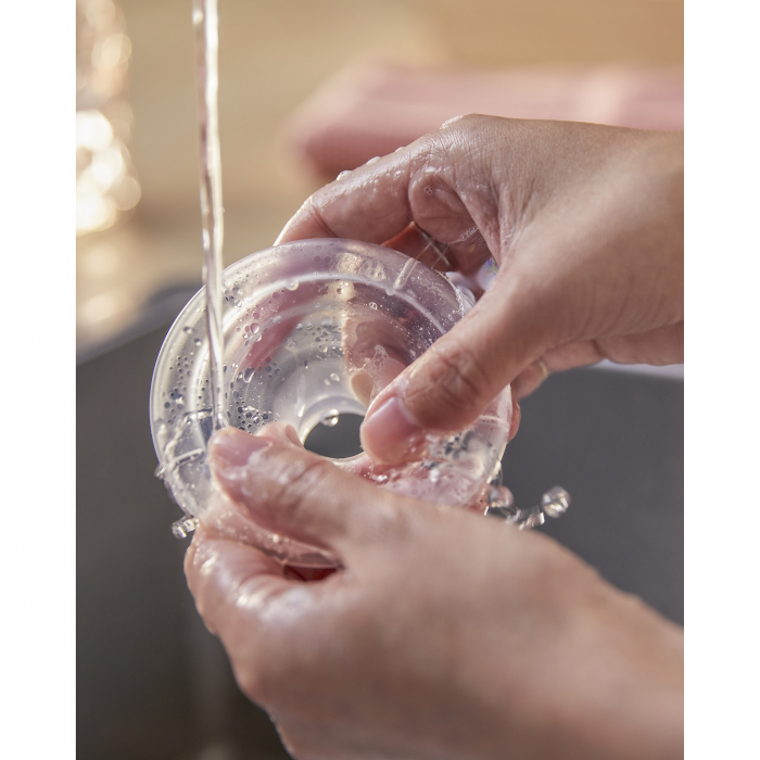 Pompa de san manuala pentru hranire naturala Philips Avent SCF430/10, Tehnologie Natural Motion pentru un debit rapid de lapte, marime standard, biberon 0+ luni de 125 ml [7]