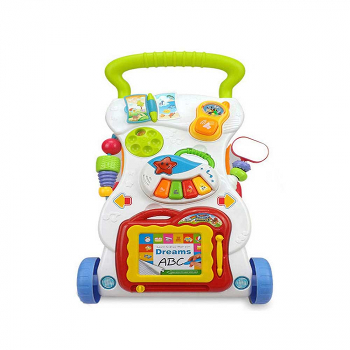 Premergator Carucior Baby Walker AKU Multifunctional, Muzica si lumini Jucarie pentru copii Baby AK6356 [3]