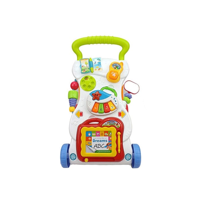 Premergator Carucior Baby Walker AKU Multifunctional, Muzica si lumini Jucarie pentru copii Baby AK6356 [4]