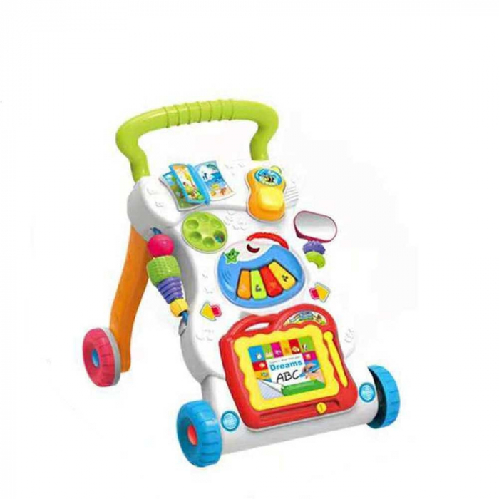 Premergator Carucior Baby Walker AKU Multifunctional, Muzica si lumini Jucarie pentru copii Baby AK6356 [2]