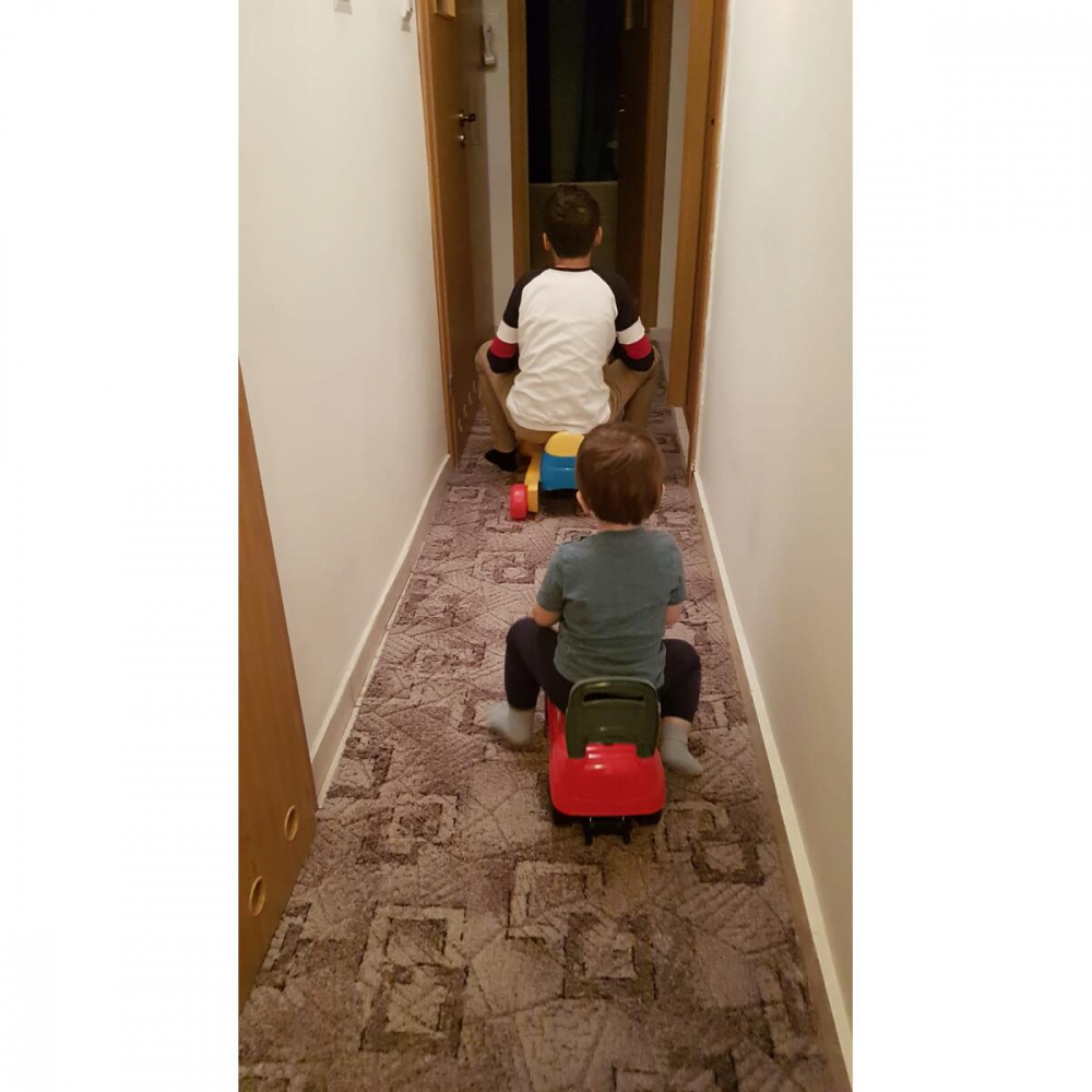 Premergator Masinuta fara Pedale pentru Copii Ride On Car - Rosu [8]