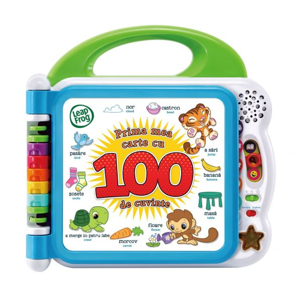 Prima mea Carte Ilustrată Interactivă, 100% Bilingvă in Limba Romana si Engleza cu 100 de Cuvinte si Propozitii, 1-5 ani, Vtech Toodler [7]