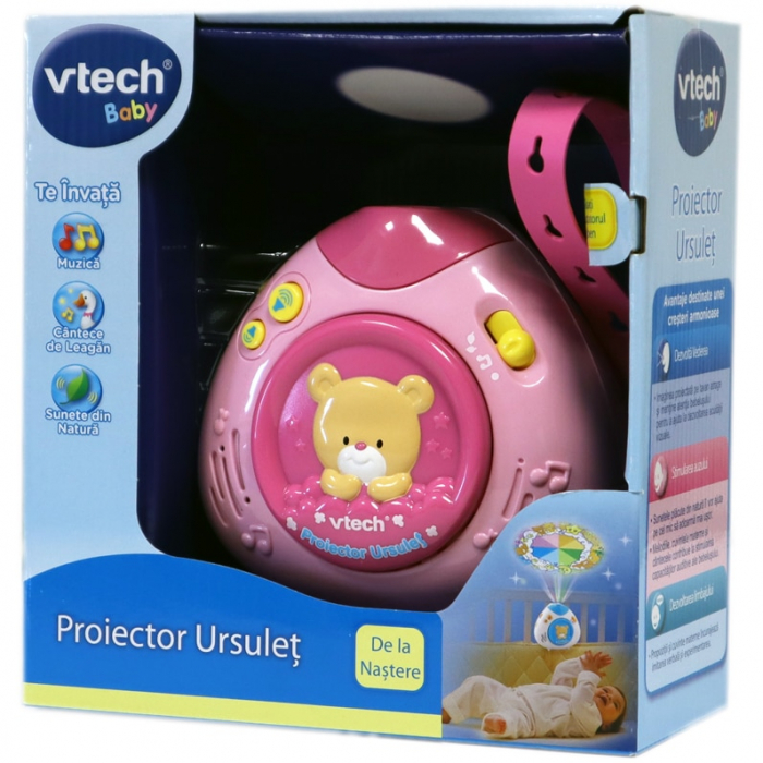 Proiector bebelusi Vtech Ursulet, Roz [2]