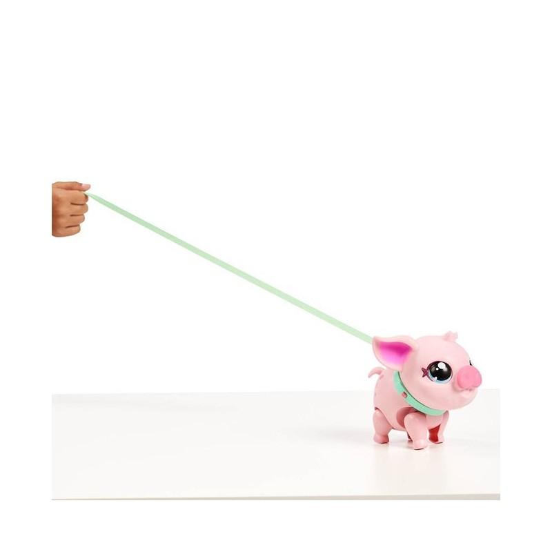 Purcelus Interactiv Lucky The Piggy  cu 25 Sunete si Reactii  Amuzante,  Live Pets My Pets Piggly - Giochi Preziosi [14]