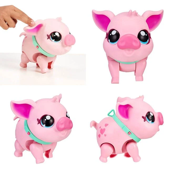 Purcelus Interactiv Lucky The Piggy  cu 25 Sunete si Reactii  Amuzante,  Live Pets My Pets Piggly - Giochi Preziosi [3]