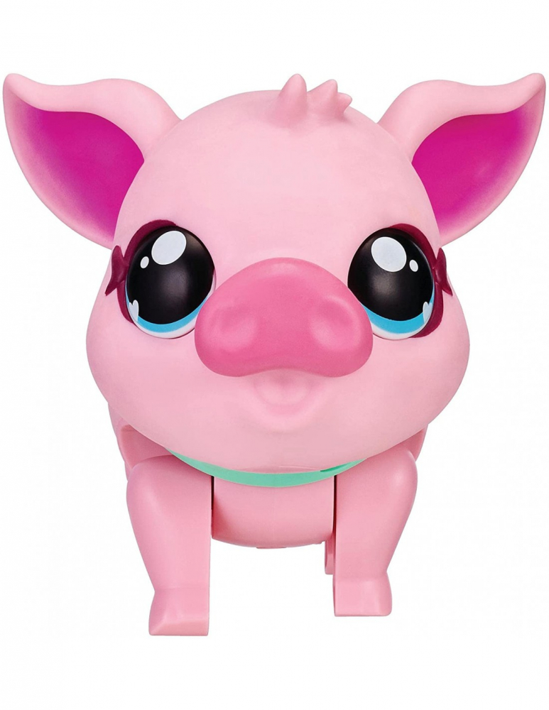 Purcelus Interactiv Lucky The Piggy  cu 25 Sunete si Reactii  Amuzante,  Live Pets My Pets Piggly - Giochi Preziosi [10]