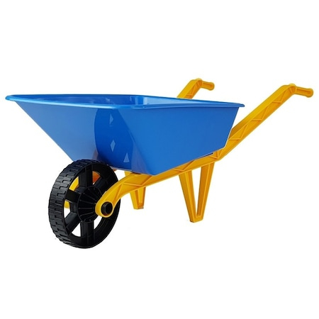 Roaba de jucarie din plastic Albastra cu  galeata set nisip pentru baieti [2]