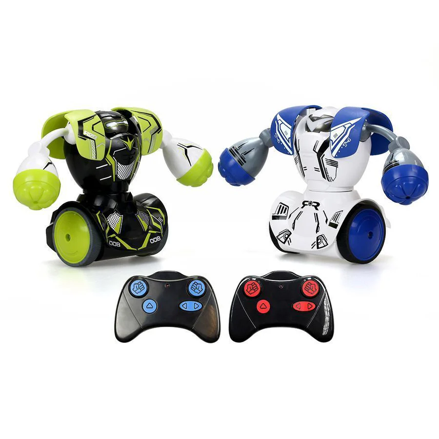 Robo Kombat Silverlit Twin Battle Pack Robot - 2x Roboti Puternici Luptatori cu Inteligenta Artificiala si 2 x Telecomenzi,  46x11x27CM [4]
