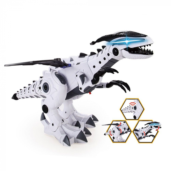 Robot Dinozaur Dragon cu Aripi,  Pradator Machine Learning,- Inteligenta Artificiala cu Lumini si Sunete [4]