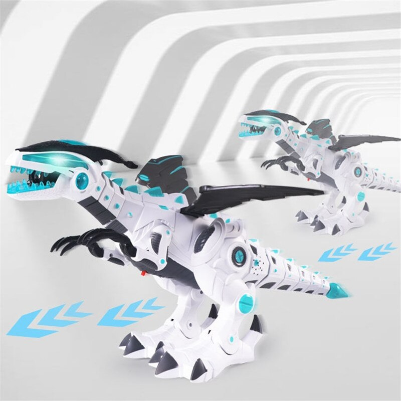 Robot Dinozaur Dragon cu Aripi,  Pradator Machine Learning,- Inteligenta Artificiala cu Lumini si Sunete [5]