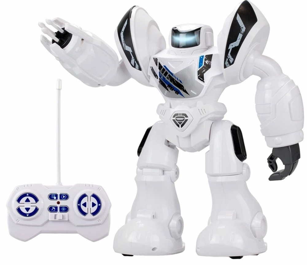 Robot Interactiv -  Super Robo Blast , Inteligenta Artificiala  20 de Actiuni si Expresii Faciale LED,  Efecte Sonore Robotizate [10]