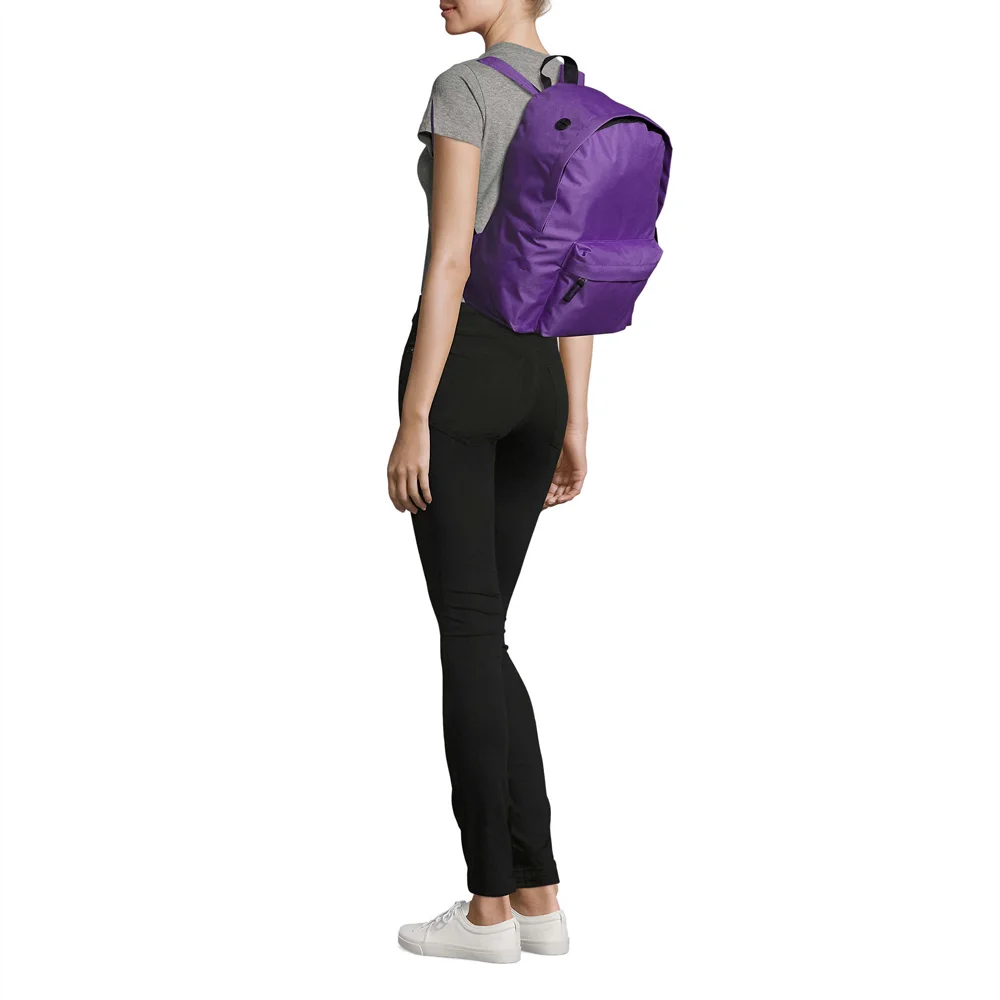 Rucsac pentru Calatorie , 2 x Compartimente cu Fermoar , Culoare MOV [2]