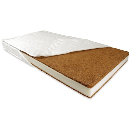 Saltea copii premium cu husa detasabila patut cu cocos: Komfort 120*60*12 cm Beberoyal [2]