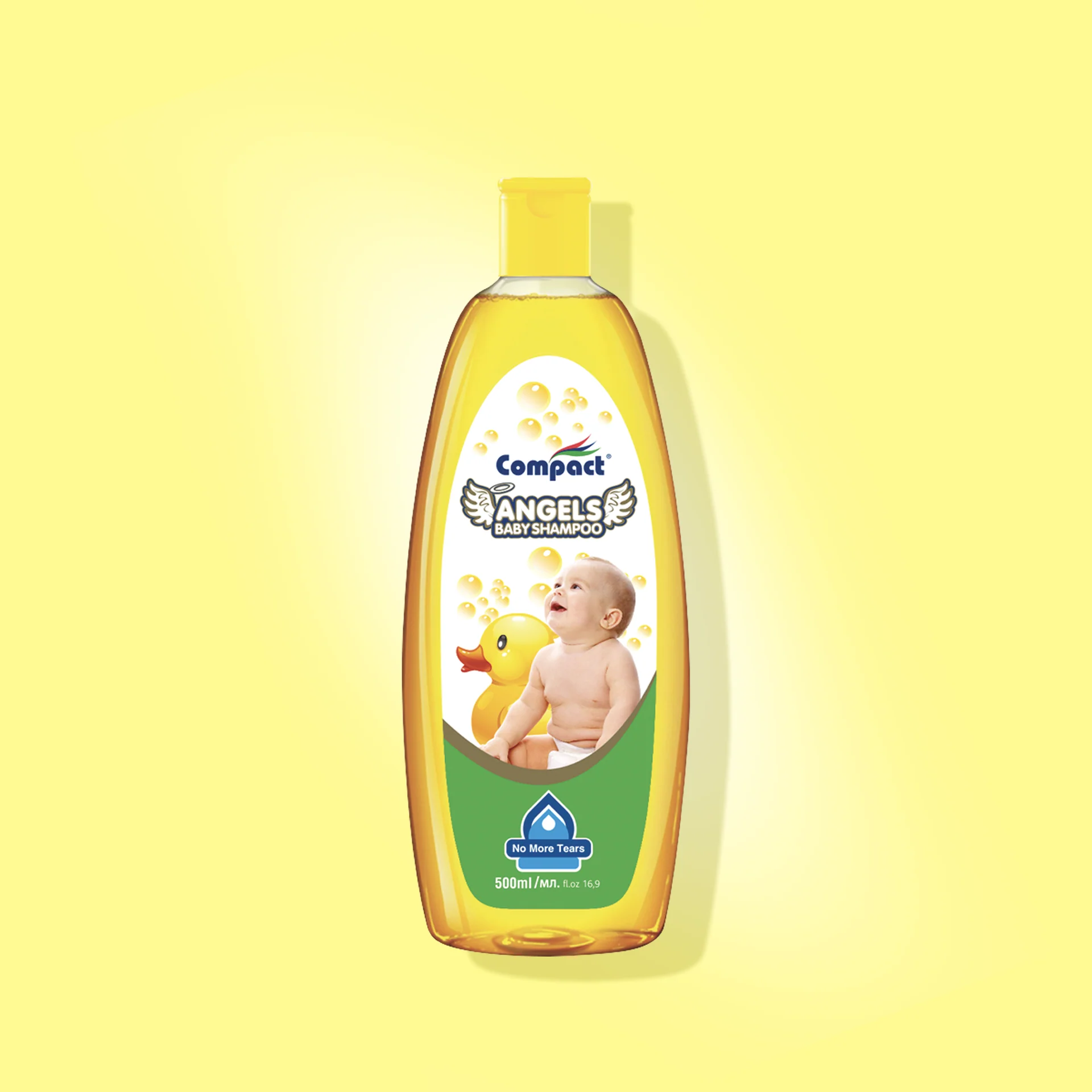 Sampon Delicat pentru Copii Fara Lacrimi „No More Tears” Baby Angels , Fara Parabeni, Testat Dermatologic , 0+ Luni, 500 ml [5]