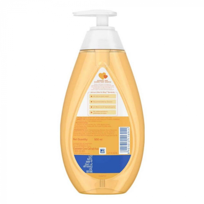 Sampon JOHNSONS Baby, 500 ml, cu Extract de Miere, cu Pompita [2]