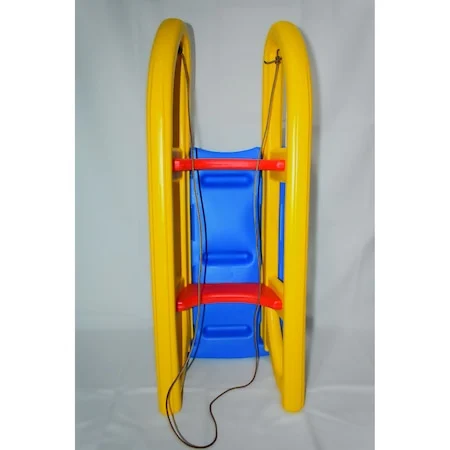 Sanie de Plastic pentru Copii , Usoara ,Rezistenta  pe mai multe Sezoane   26 x 90 x 34 cm , Multicolor [4]