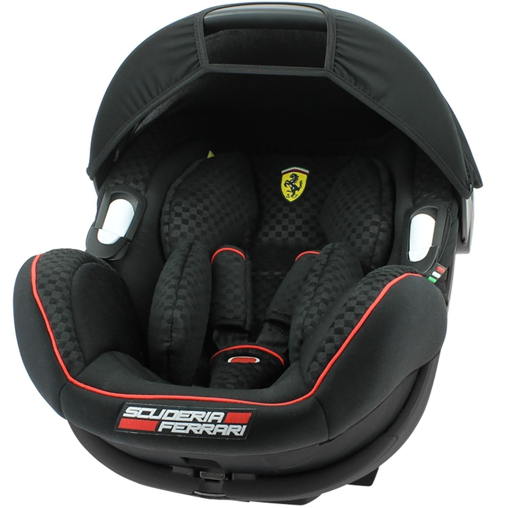 Scaun Auto -  Scoica Extensibila in Pozitia de Patut  - Ferrari Migo Satellite Gr.0+ (0-13 kg) - Negru Crocodil [4]