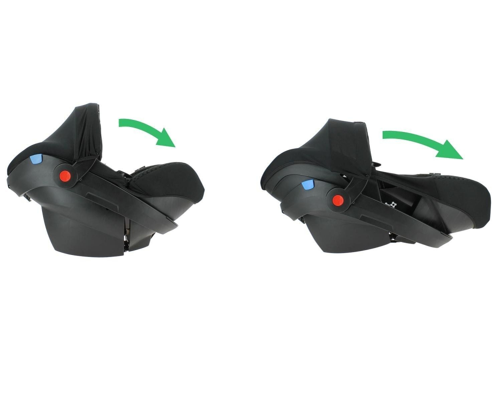 Scaun Auto -  Scoica Extensibila in Pozitia de Patut  - Ferrari Migo Satellite Gr.0+ (0-13 kg) - Negru Crocodil [3]