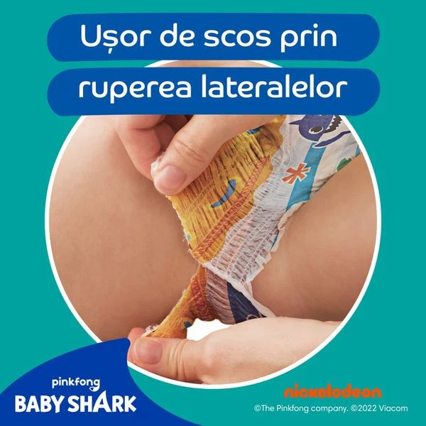 Scutece chilotel Bebelusi  pentru Apa - Bazin pentru Inot -Piscina - Strand - Mare,  Pampers Splashers Marimea 4, 9-15 kg, 11 buc/ Pachet [5]