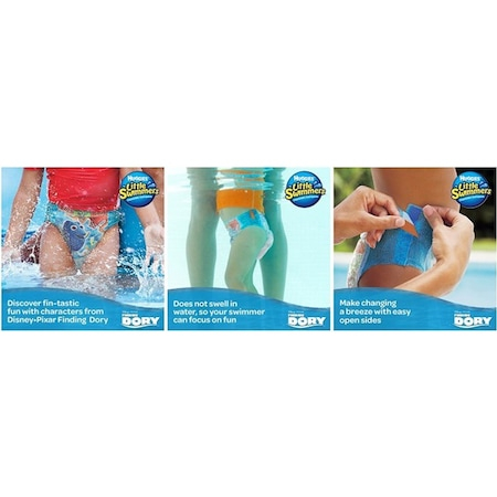 Scutece-chilotel pentru Apa, Bazin, Strand, Piscina, Huggies, 2-3, 3-8 Kg, 3 pachete x 12, 36 bucati [4]