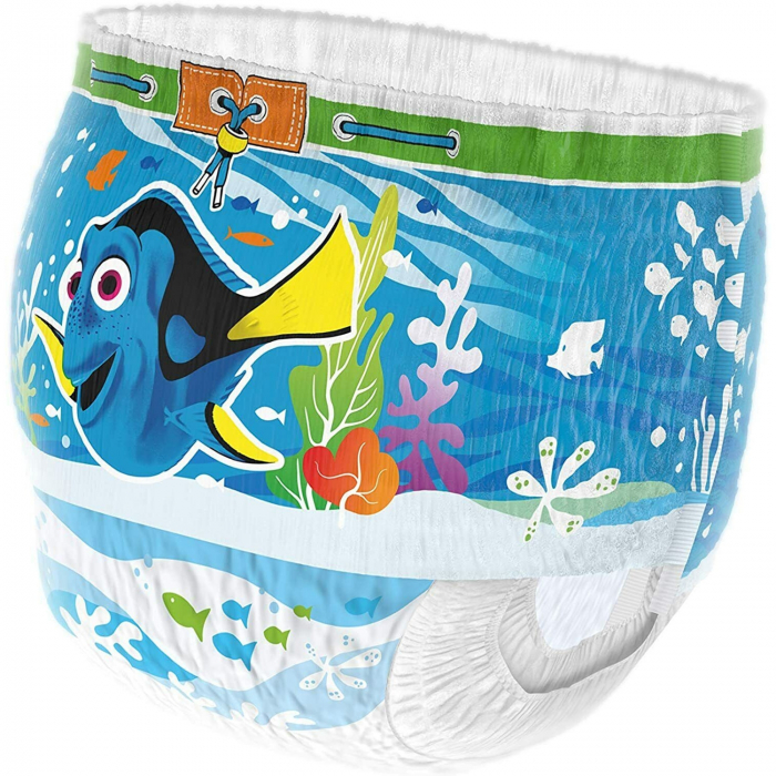 Scutece-chilotel pentru Apa, Bazin, Strand, Piscina, Huggies 5-6, 12-18 Kg, 2 pachete x 11, 22 bucati [5]