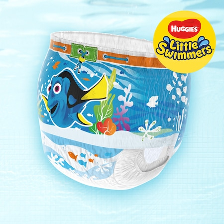 Scutece-chilotel pentru apa Huggies Little Swimmers 2-3, 3-8 kg, 12 buc [5]