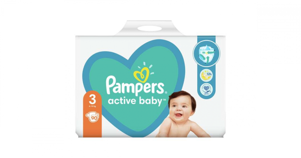Scutece Pampers 90 buc Active Baby Giant Pack Nr. 3 [2]