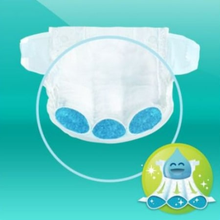 Scutece Pampers Active Baby Numarul 7, pentru 15+ kg, cantitate 48 buc cu strat interior cu Micro-perle, absorbtia rapida a lichidului [4]