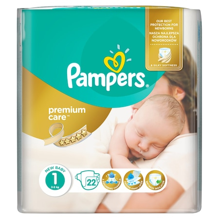 Scutece Pampers Premium Care Small Pack 1 Nou Nascut, 2-5kg, 22 buc [9]