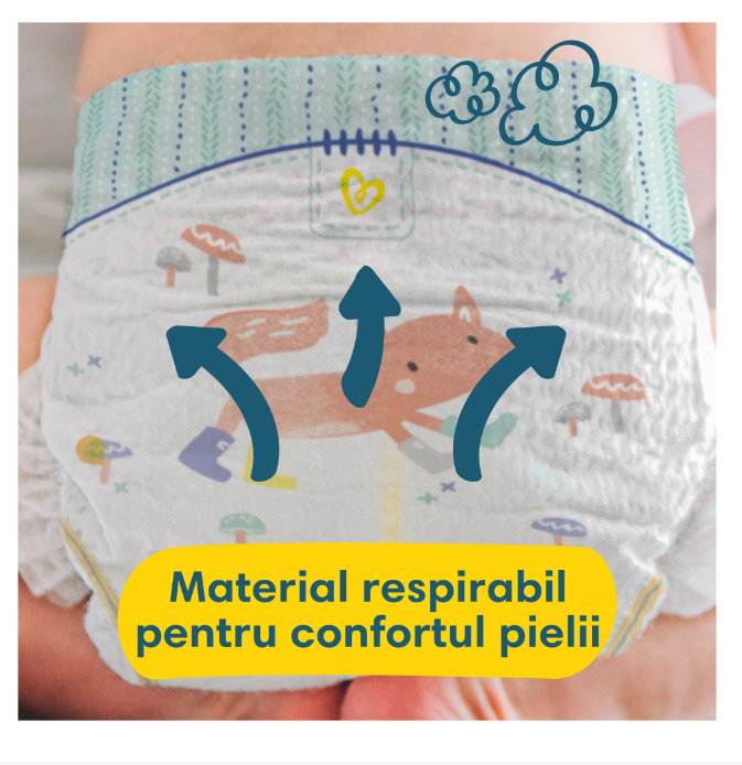 Scutece Pampers Premium Care XXL Box Nou Nascut, Marimea 1, 2-5 kg, 144 buc [5]